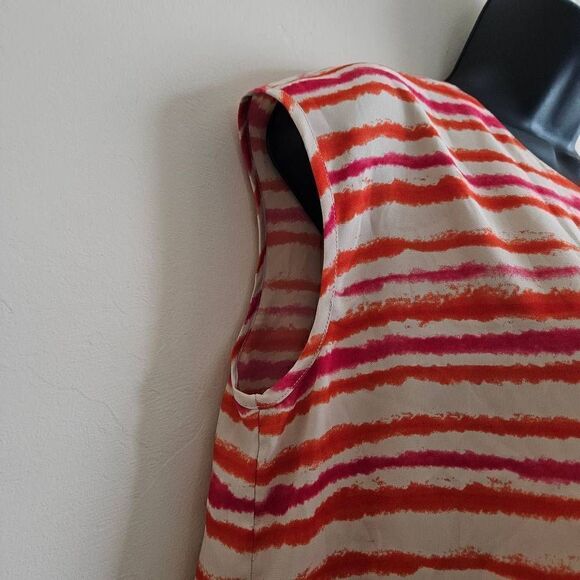 Chico's Black Label Striped Top - Picture 3 of 8